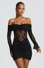 Sukienka mini Sauline – czarna