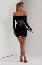 Sukienka mini Sauline – czarna