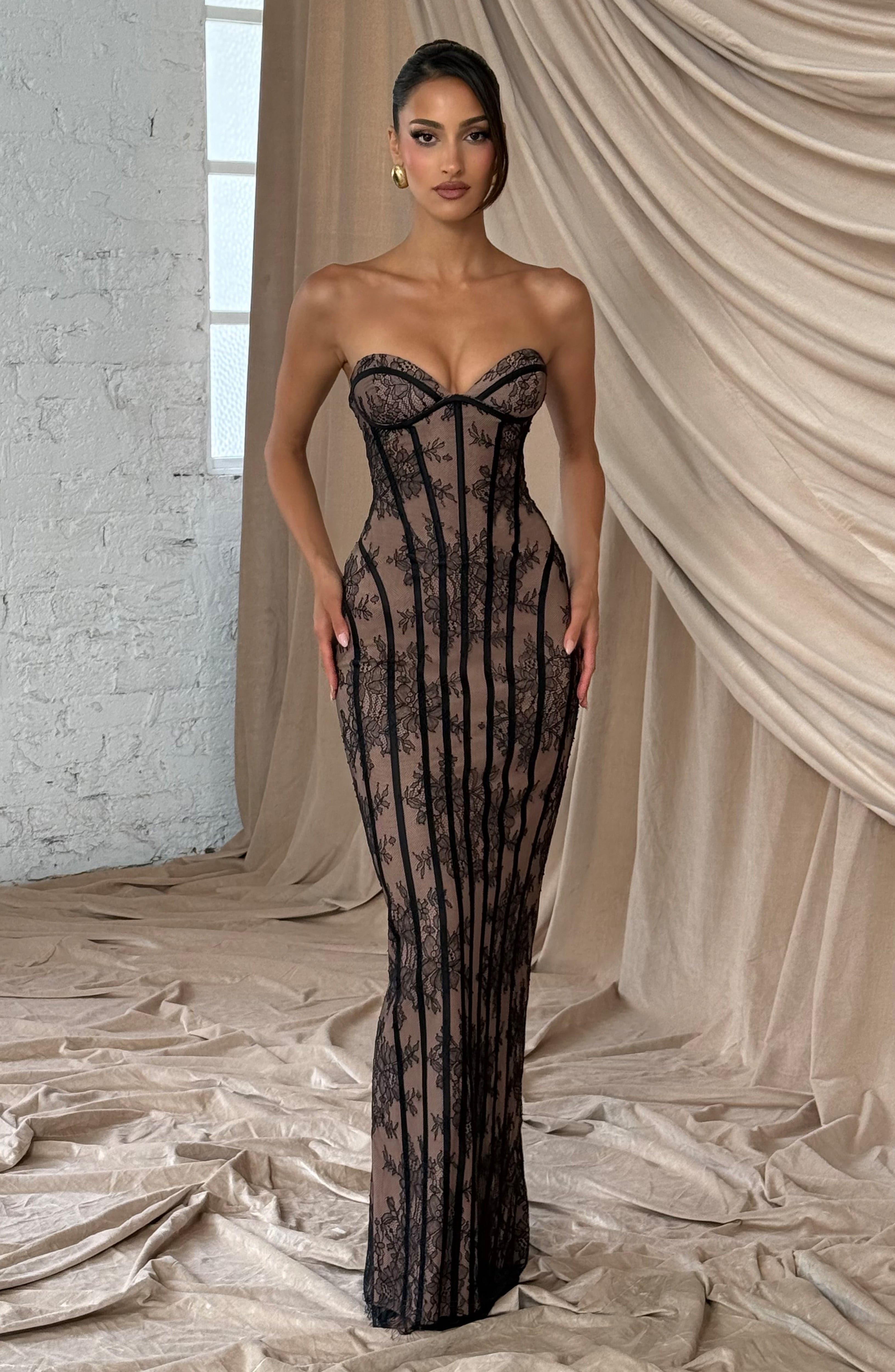 Sukienka maxi Sian – modelująca sylwetkę