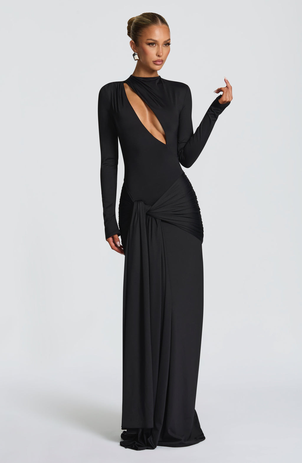 Sukienka maxi Tahnee – czarna